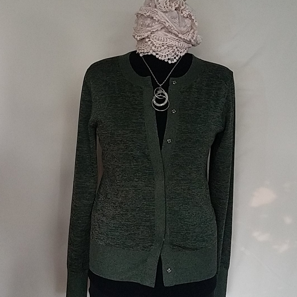 Dries Van Noten green cardigan